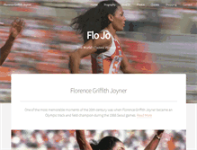 Tablet Screenshot of florencegriffithjoyner.com